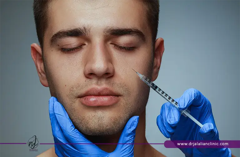 تزریق بوتاکس در صورت مردان